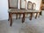 1970s Italian French Provincial Louis XV-Style Carved Wood & Suede Dining Chairs – Set of 4 For Sale In Miami - Image 6 of 12