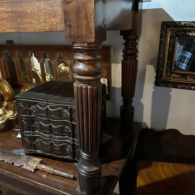 Anglo Indian Rosewood Dining / Library Table For Sale - Image 11 of 16