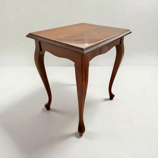 Brown Mid-Century Nesting Tables in Walnut, France, 1950s, Set of 3 For Sale - Image 8 of 11