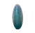 The vessel features an elegant opaline teal/turquoise base overlaid with an intricate, flowing grid or web pattern in...