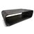 Black Rounded Shelf Coffee Table For Sale - Image 10 of 11