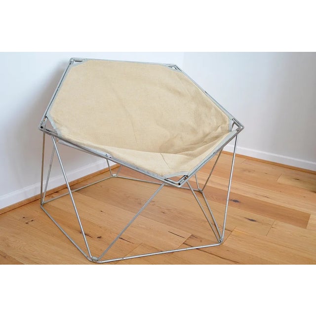 Metal White Penta Chair by Jean-Paul Barry & Kim Moltzer for Wilhelm Bofinger, 1960s For Sale - Image 7 of 7