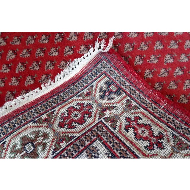 1970s Handmade Vintage Indian Seraband Rug 3' X 5.2' For Sale - Image 4 of 12