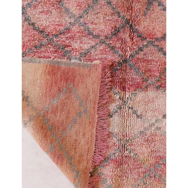 Diamond Moroccan Vintage Rug - 10 X 6 Ft For Sale - Image 4 of 6