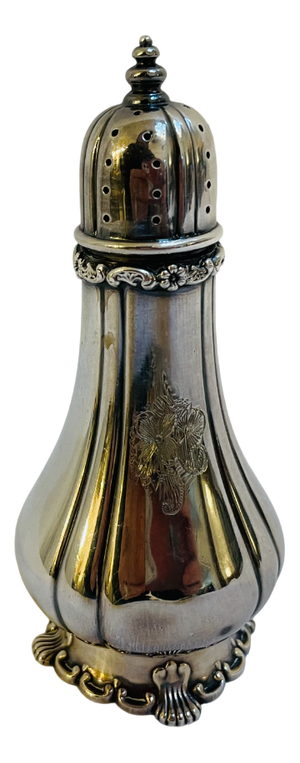 Floral Salt Shaker in Sterling Silver from Tiffany & Co., 1950s