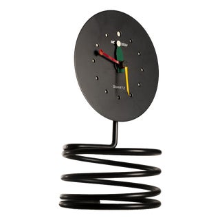 Sculptural Mantel Clock from McIntosh, 1980s For Sale