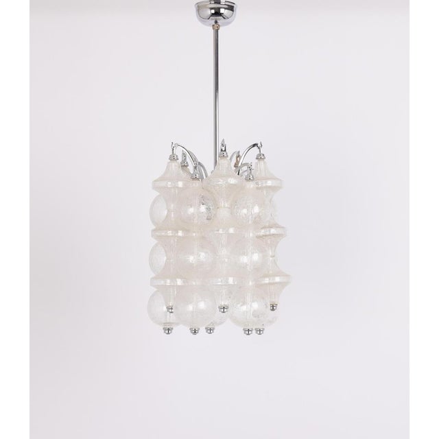 Small Glass Tulipan Pendant Light attributed to Seguso, Italy, 1960s For Sale - Image 10 of 16