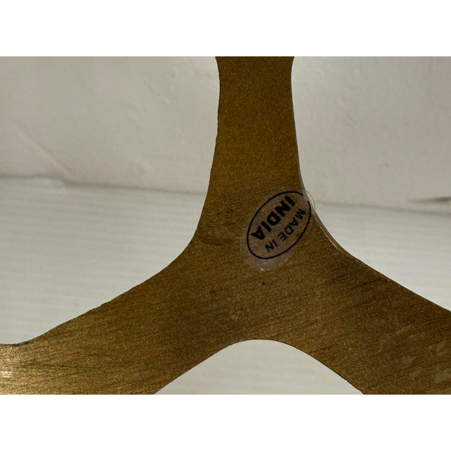 Gold Z Gallerie Gold Metal Sphere For Sale - Image 8 of 12
