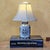 Vintage Blue & White Chinoiserie Porcelain Table Lamp With Double Happiness Symbol For Sale - Image 18 of 18