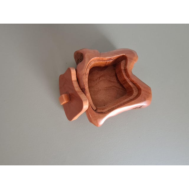 Vintage French Wooden Box in style of Alexandre Noll, 1950 For Sale - Image 14 of 17