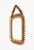 Brown Mid-Century Modern Squared Wall Mirror in Rattan and Bamboo by Franco Albini, 1960s For Sale - Image 8 of 10