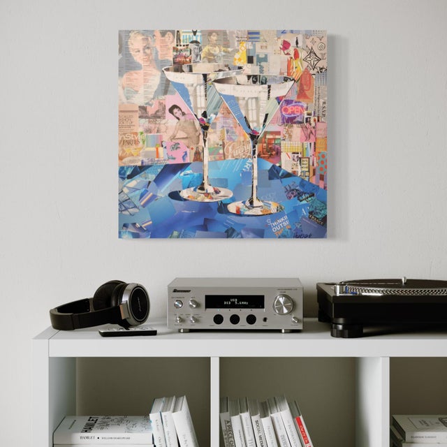 Date Night Signed Original Collage Artwork For Sale - Image 10 of 13