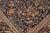 Shabby Chic Art Nouveau 1990's Pak-Persian Black/Gold Wool Rug - 8'1'' X 9'9'' For Sale - Image 3 of 9