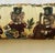 Vintage tapestry Holiday pillow with Teddy bears as musicians.