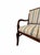 Vintage Regency Style Mahogany Settee With Striped Upholstery For Sale - Image 9 of 11