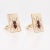 Pair of Mid-Century Modern 14k Gold & Garnet Spider Cufflinks For Sale In Philadelphia - Image 6 of 10
