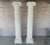 Very Large 8 Ft Neoclassical Fluted White Carved Wood Architectural Columns, a Pair For Sale - Image 10 of 15
