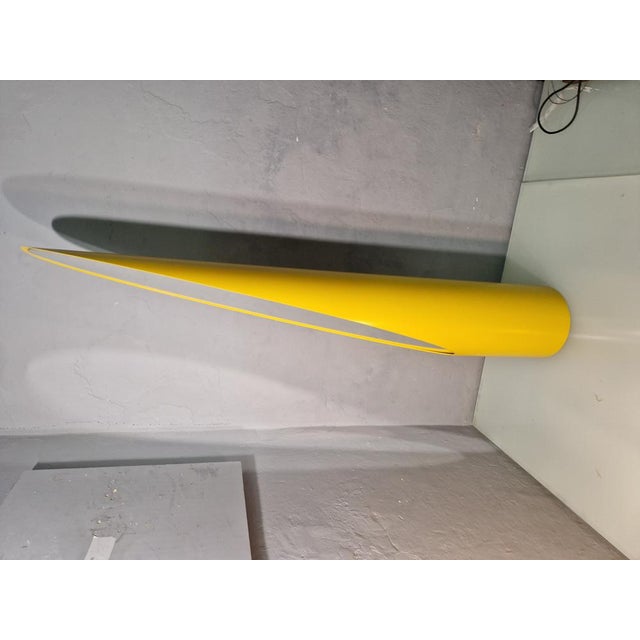 Wood Unghia Nail Lipstick Floor Mirror in Yellow For Sale - Image 7 of 14