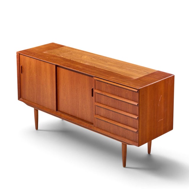 Falster Mid Century Danish Teak Credenza For Sale - Image 9 of 10