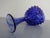Italian Blue Bubble Glass Vase, 1960s For Sale - Image 10 of 18