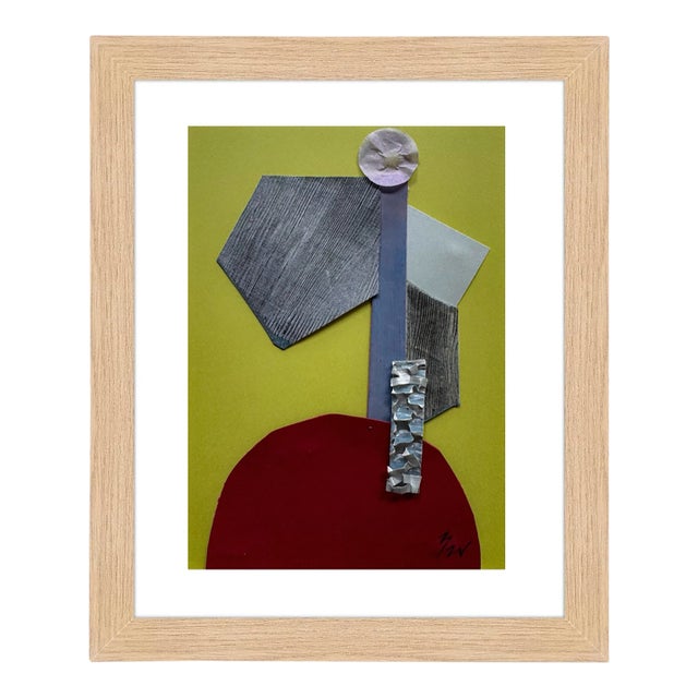 "Pop Music 2" Original Mixed-Media Collage on Paper by Zac Woodiel For Sale