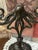 Late 20th Century Late 20th Century Art Nouveau Sensuous Woman Candelabras in Cast Iron With an Antique Bronze Finish Set of 2 For Sale - Image 5 of 11