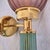 1990s Burgundy and Green Murano Glass Sconces - a Pair For Sale - Image 10 of 11