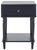 Siobhan Accent Table with Storage Drawer in Navy For Sale - Image 10 of 10