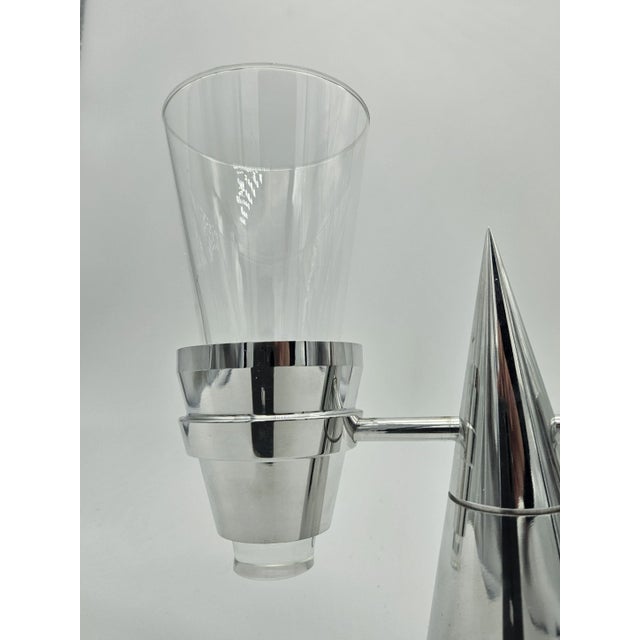 1980s Stainless Steel and Glass Toothbrush Holder with Box, 1980 For Sale - Image 5 of 8