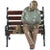 Folk Art Whimsical Folk Art Mixed Media Sculpture 'Waiting for Godot' 20th Century Artist For Sale - Image 3 of 5