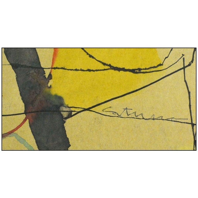 Abstract Enchantment Watercolor Painting, Louis Catusco For Sale - Image 3 of 4