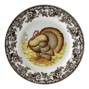 Spode Woodland Turkey Dinner Plate 10.5"