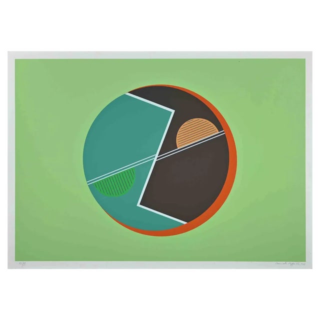 Carmelo Cappello, Structure N3, Original Screen Print, 1986 For Sale