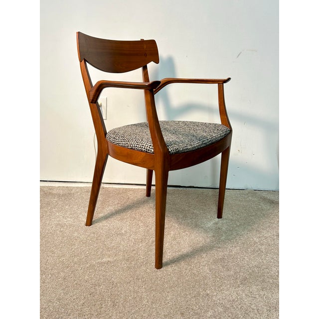 This beautiful armchair, 851-710 Made in Feb. 1958 by Drexel, is solid walnut and is found in like new condition!...