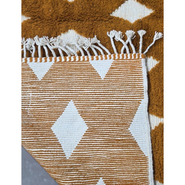 Mustard Moroccan Rug - 9.8 X 8.2 Ft For Sale In Cleveland - Image 6 of 8