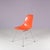 Dining Chair in Orange Fiberglass by Charles & Ray Eames for Herman Miller, USA, 1960s For Sale - Image 9 of 9