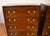 1930s Pair English Regency Mahogany Banded Satinwood Chest of Drawers Commodes For Sale - Image 6 of 18