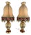 Large Vintage Oriental Satsuma Style Table Lamps, 1950s, Set of 2 For Sale