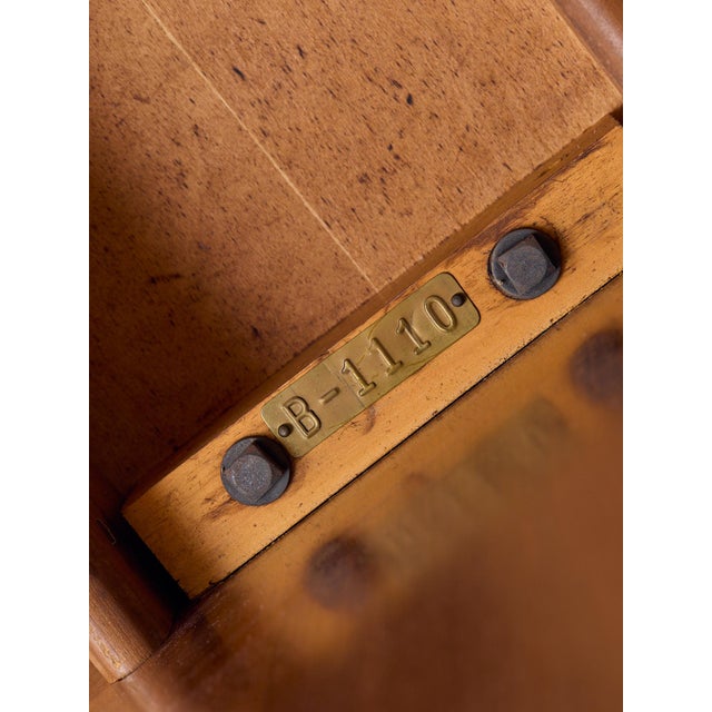 The Vintage MCM Teak Console Table For Sale - Image 11 of 12
