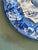 Wood & Son Early 20th Century Blue & White Turkey Plate For Sale - Image 4 of 6