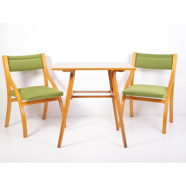 Table & Chairs by Ludvik Volak, 1970s, Set of 3 For Sale - Image 10 of 12