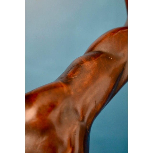 Italian Artist, Very Large Nude Sculpture of a Young Man, 1920s-1940s, Wood For Sale - Image 13 of 18
