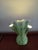 1950's Mid Century Vase Style Green Televison Lamp. An absolutely gorgeous vase TV lamp in excellent vintage condition...