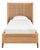 Matthew Izzo Home Dolly Twin Winged Rattan Bedframe For Sale