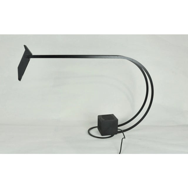 Black Phase Type Halogen Lamp, 1970s For Sale - Image 8 of 10