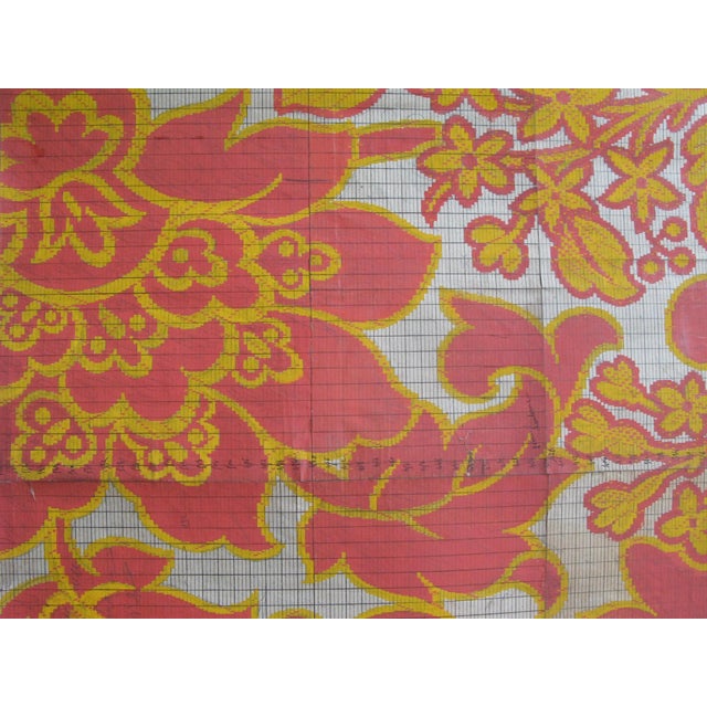 Late 19th Century Antique French Textile Design For Sale - Image 5 of 10