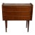 Vintage Danish Teak 3 Drawer Dresser Scandinavian Modern Bedside Table For Sale