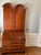 Brown 1990s Secretary Desk Armoire With Hand Carved Details For Sale - Image 8 of 10