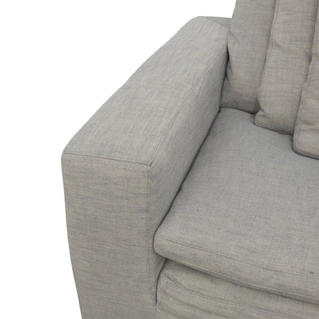 Restoration Hardware Cloud Bench-Cushion Sofa & Ottoman Set For Sale In Denver - Image 6 of 7