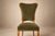 Brazilian Modern Set of Eight Dining Chairs in Pau Marfim and Olive Green Mohair by Giuseppe Scapinelli, 1950s, Brazil For Sale - Image 10 of 18